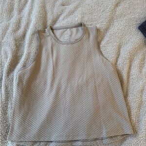 Gottex Light Gray Textured Sleeveless Tank